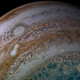 A spectacular view of Jupiter, as captured by NASA’s Juno probe.